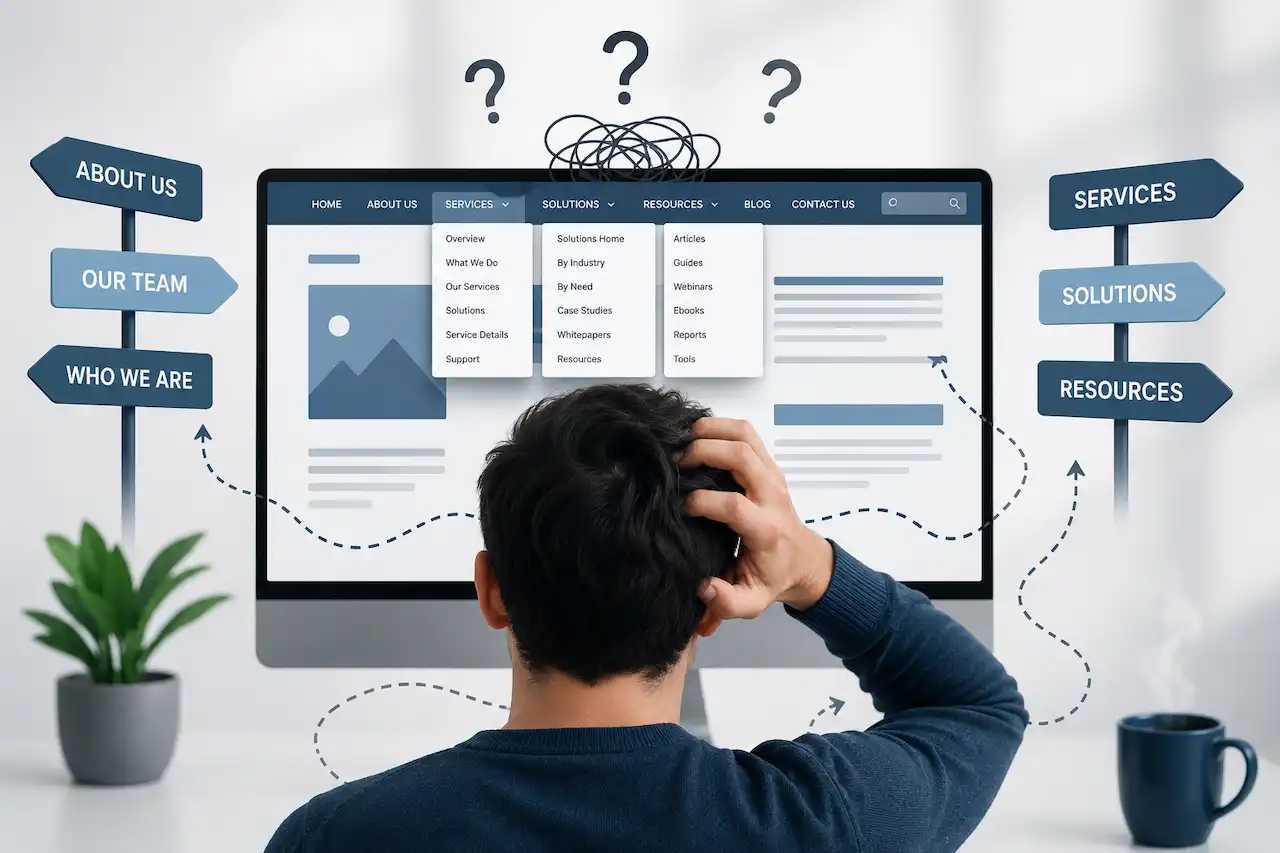 Why Is My Website Navigation Confusing Potential Customers?