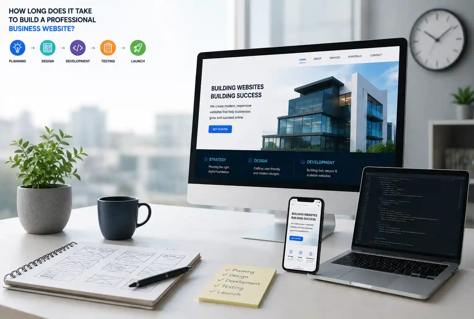 How Long Does It Take to Build a Professional Business Website?