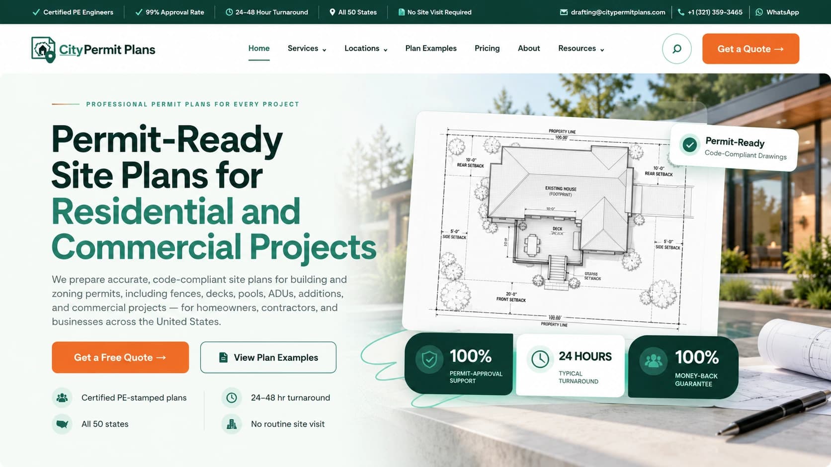 CityPermitPlans.com website project