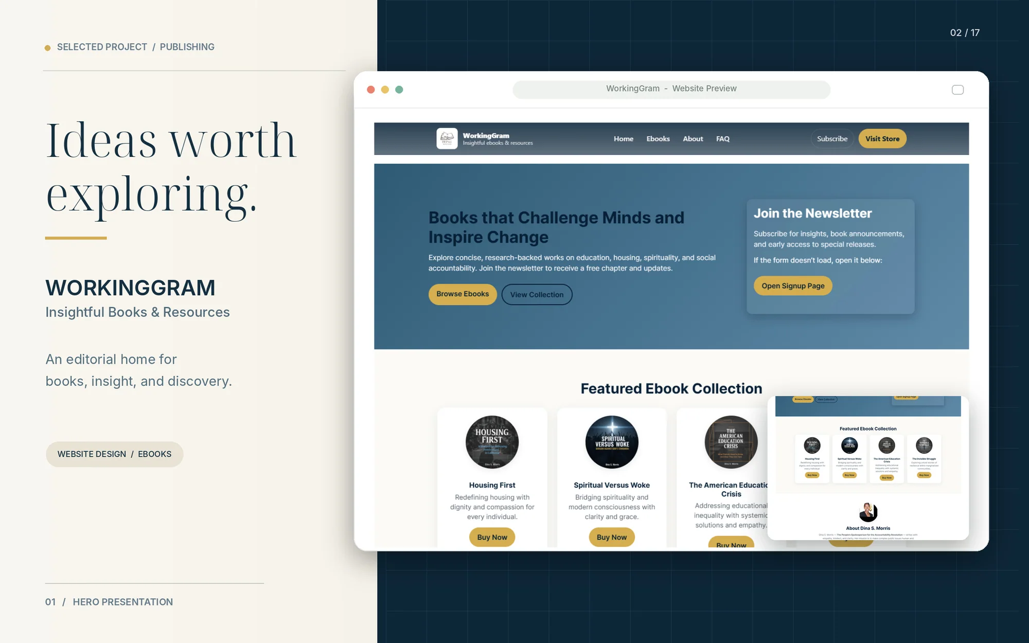 WorkingGram — Editorial Hero
