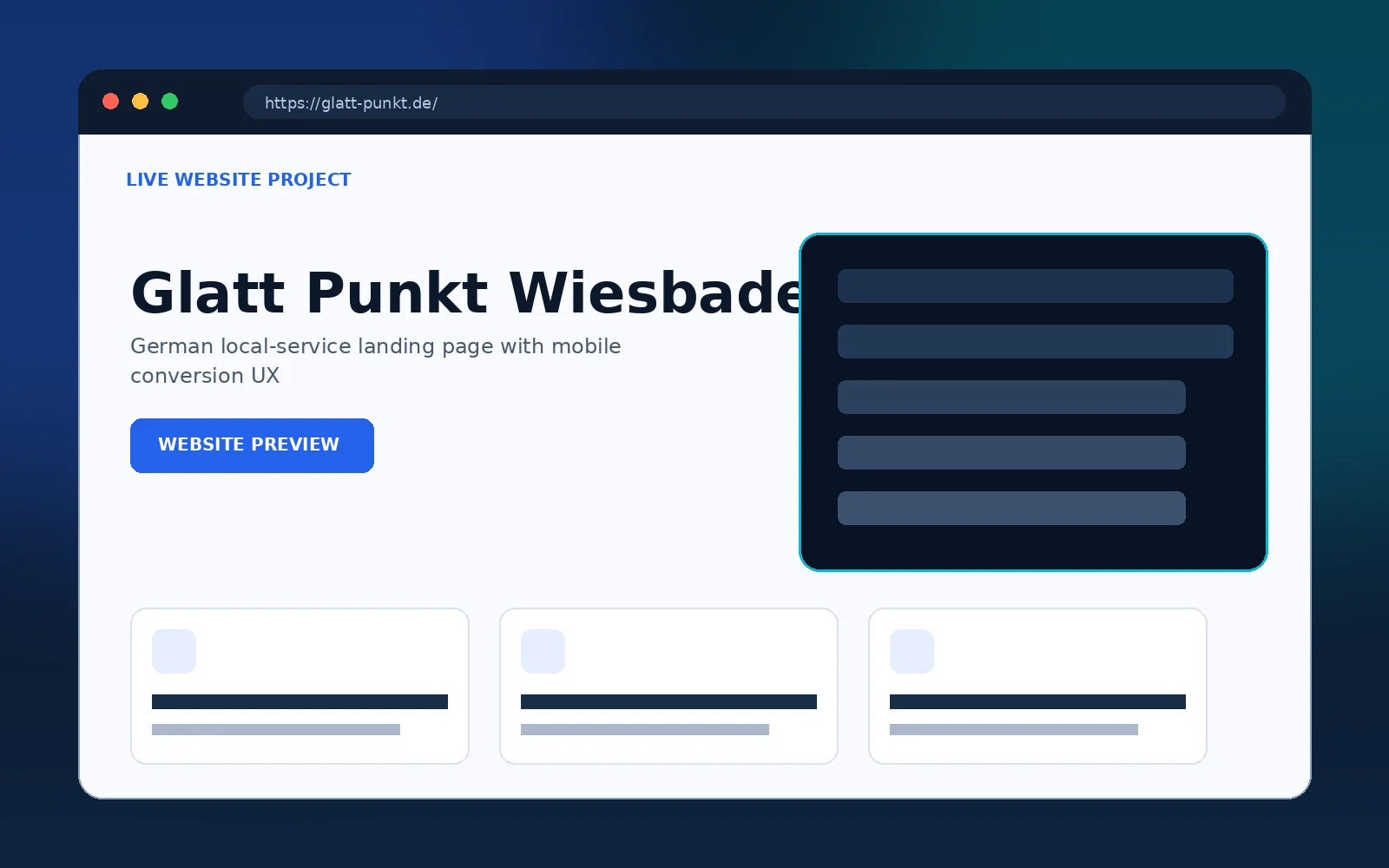 Glatt Punkt Wiesbaden project screenshot