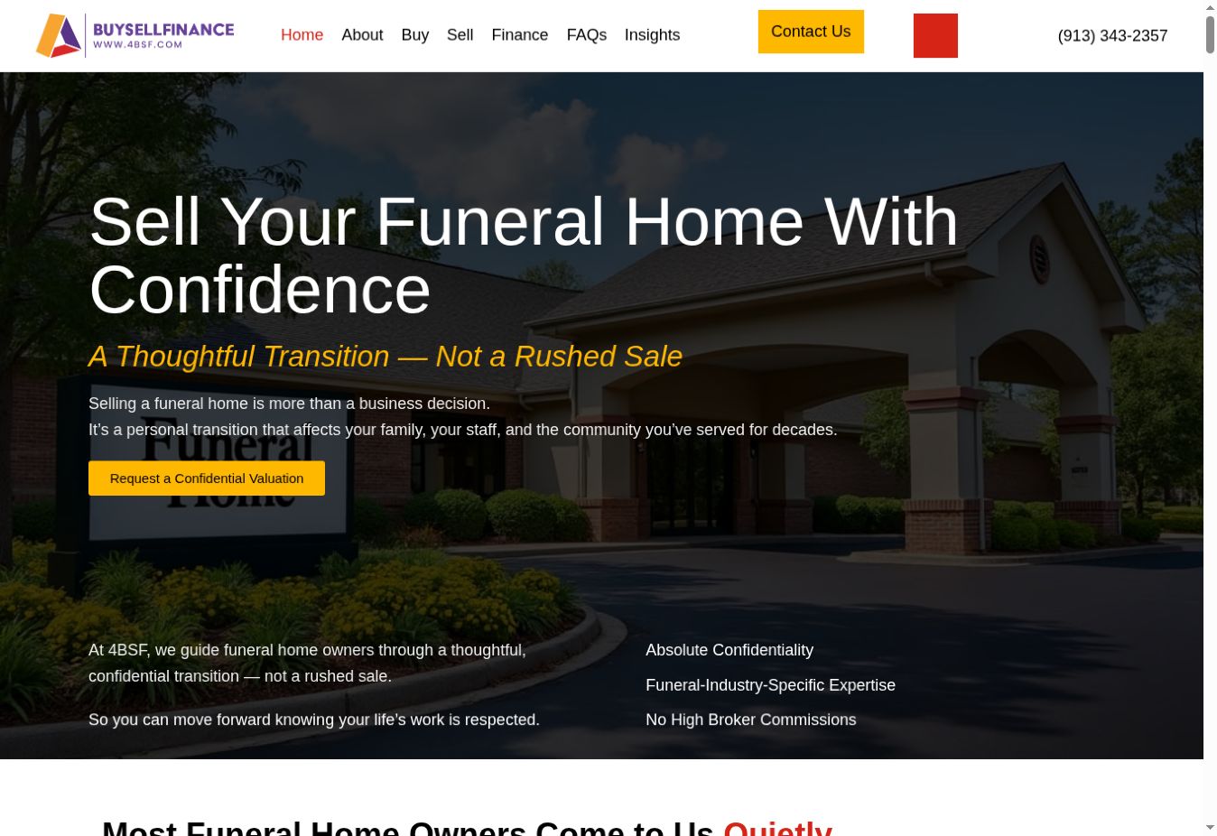 4BSF live website screenshot