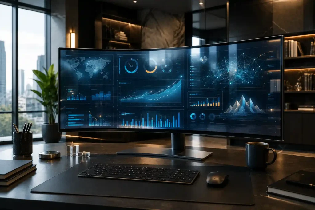 Business need a custom web application with real-time reporting dashboard and business analytics