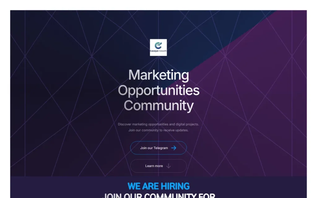 Catalyst Growth Community project screenshot