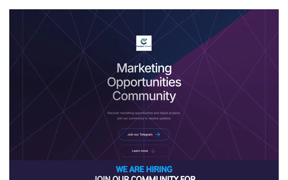 Catalyst Growth Community project screenshot
