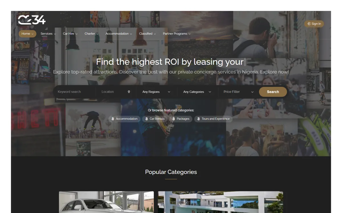 Concierge 234 project screenshot