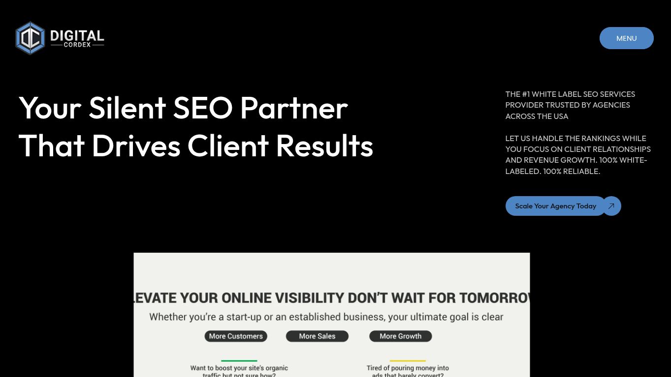 Digital Cordex — Website Design & Development Case Study featured project screenshot