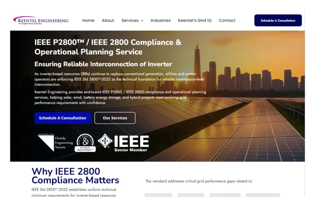 Keentel Engineering project screenshot