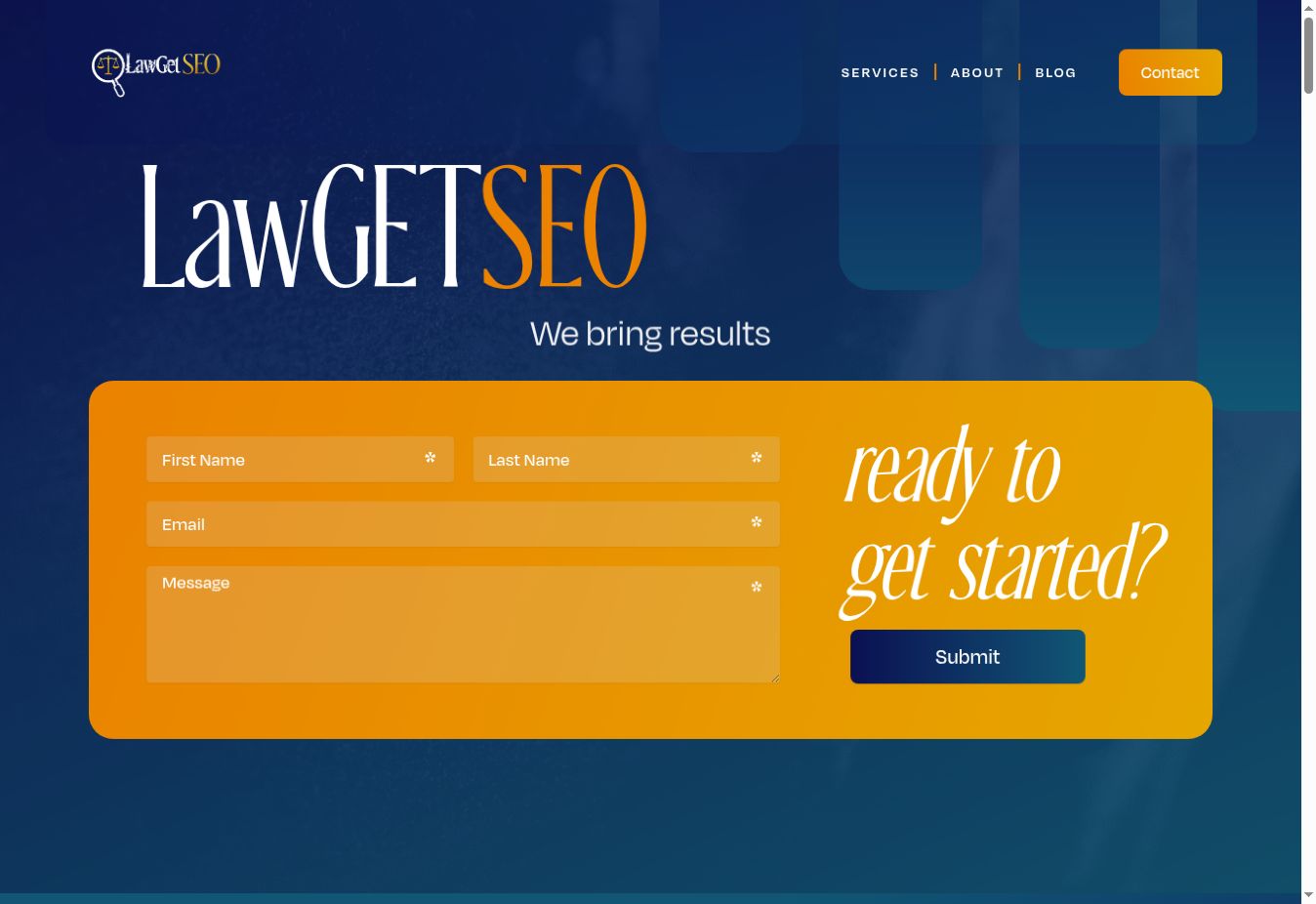 LawGetSEO live website screenshot