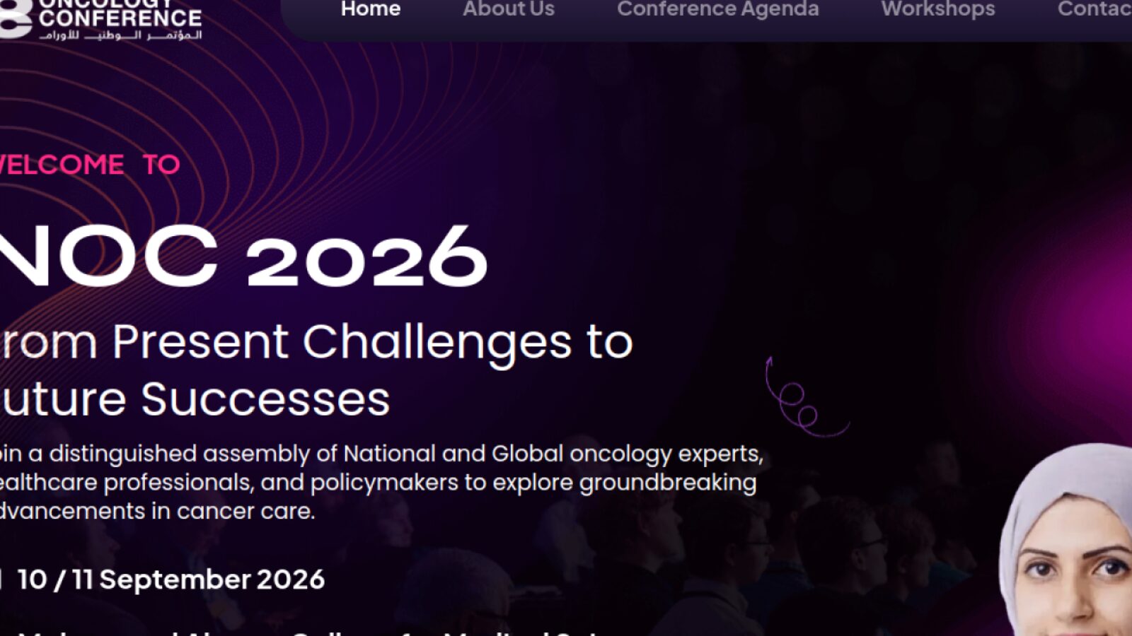NOC Conference — Website Design & Development Case Study website design detail 2
