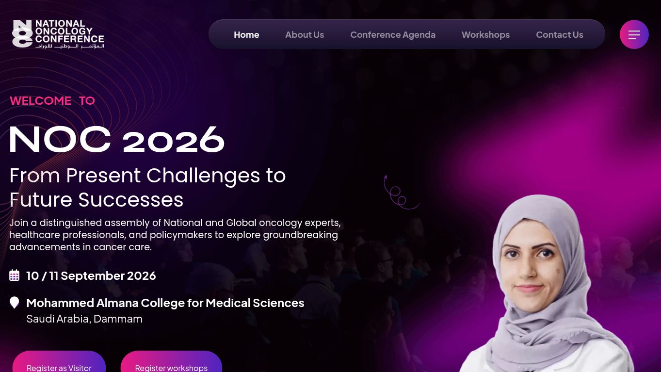 NOC Conference — Website Design & Development Case Study featured project screenshot