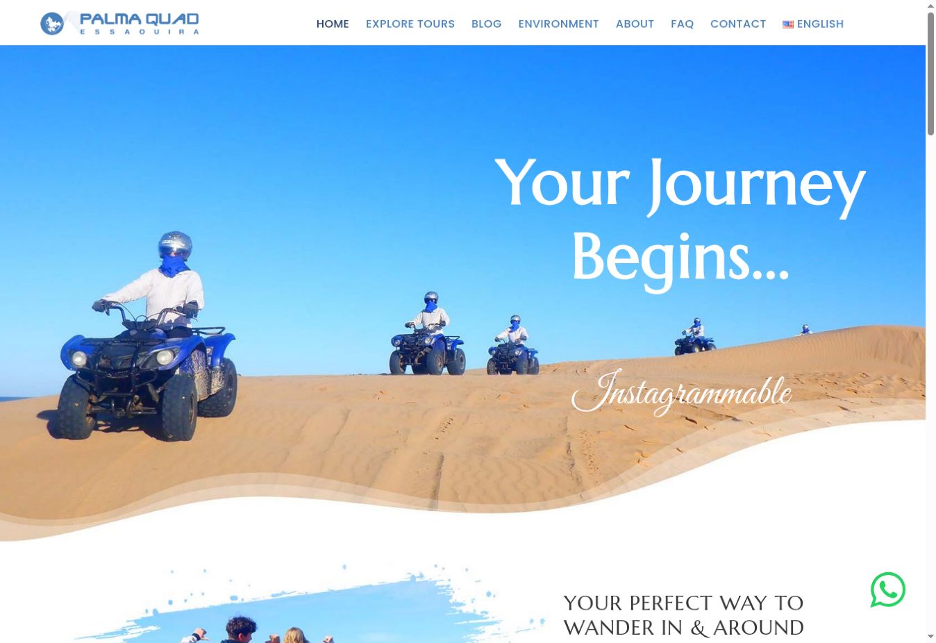 Palma Quad live website screenshot