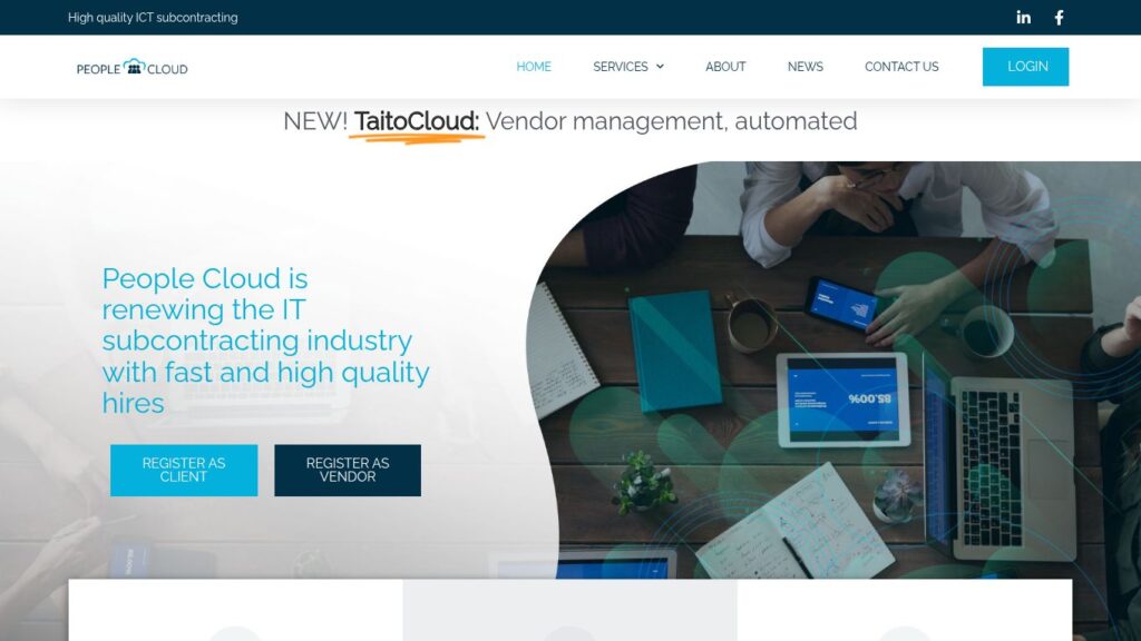 PeopleCloud website project screenshot