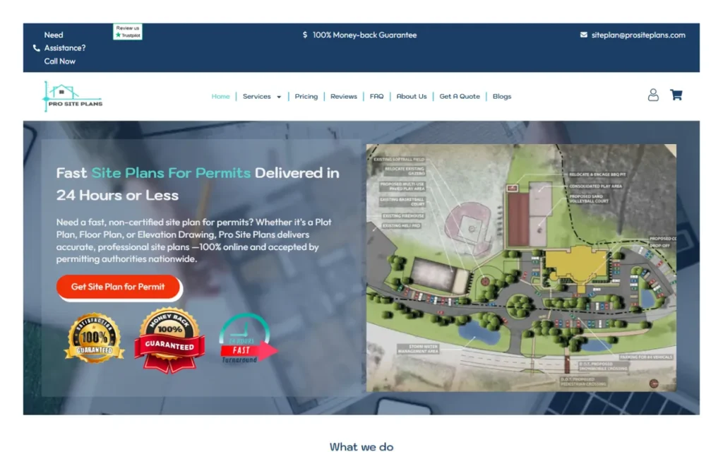 ProSitePlans.com project screenshot