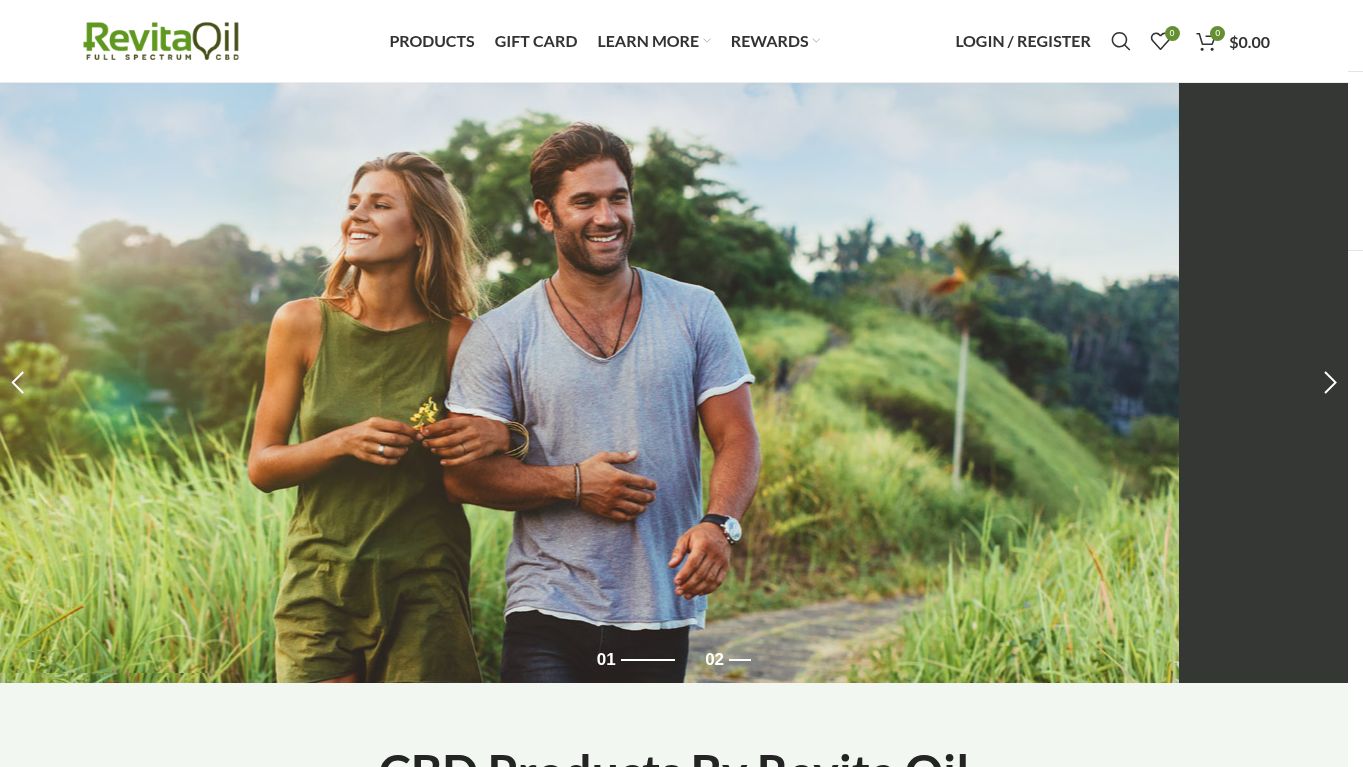 Revita Oil — E-commerce Website Case Study featured project screenshot