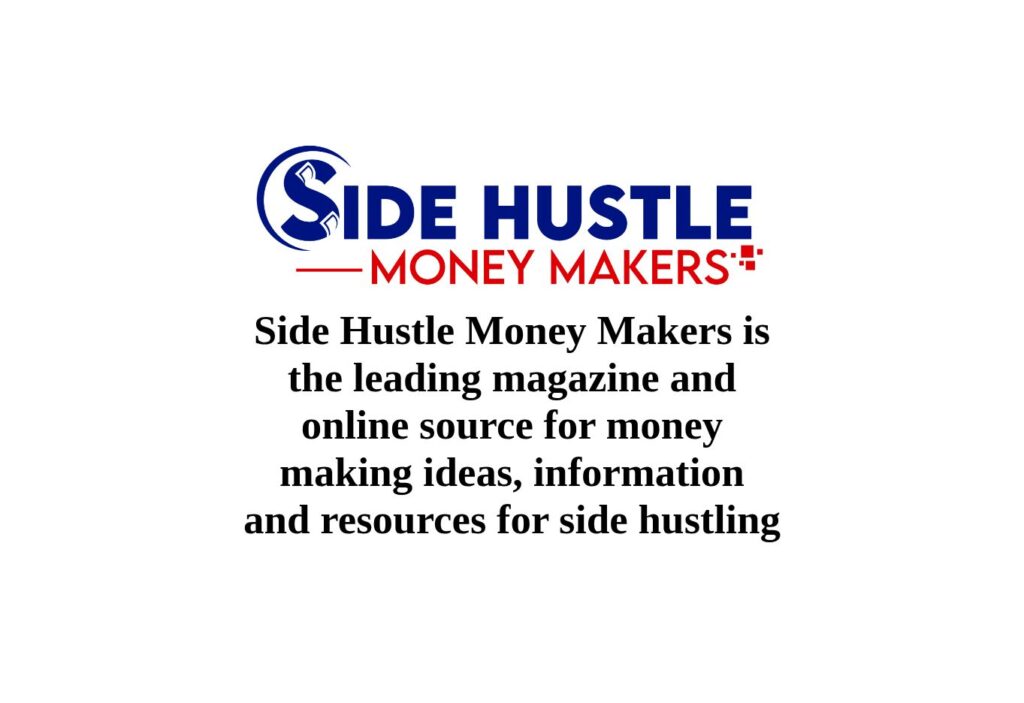 Side Hustle Money Makers live website screenshot