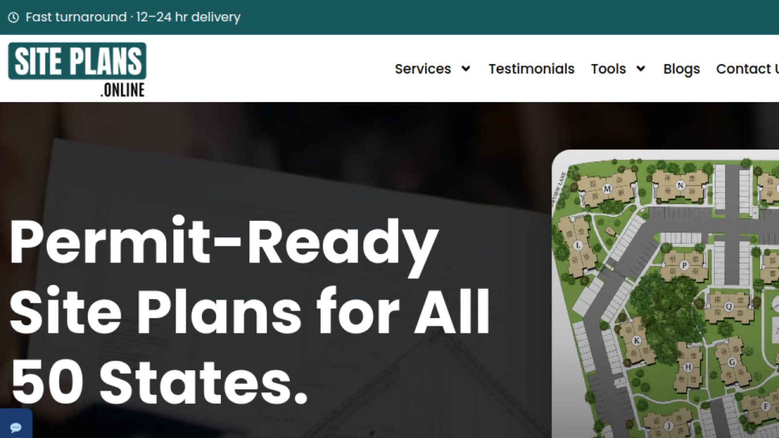 SitePlans.online — SaaS / Web Application Case Study website design detail 1