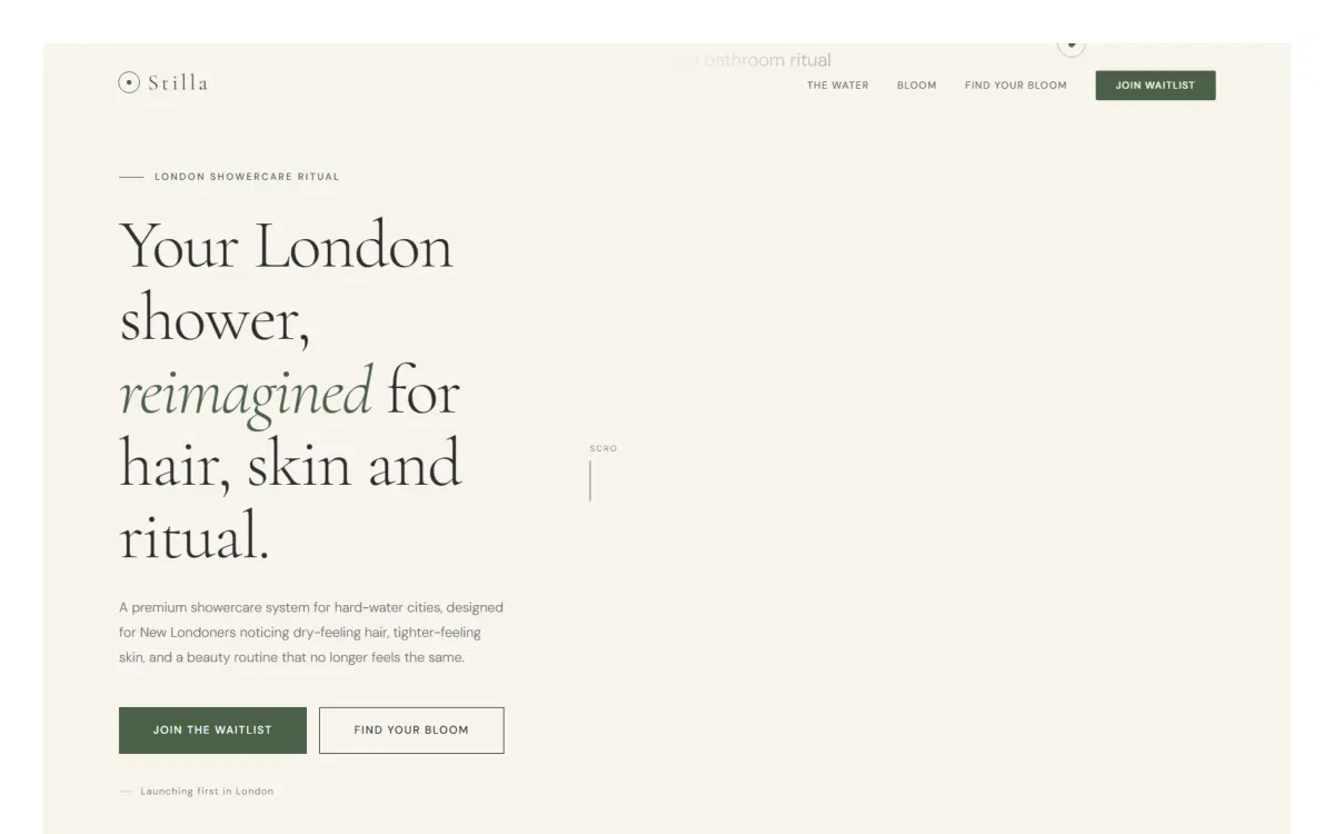 Stilla London project screenshot
