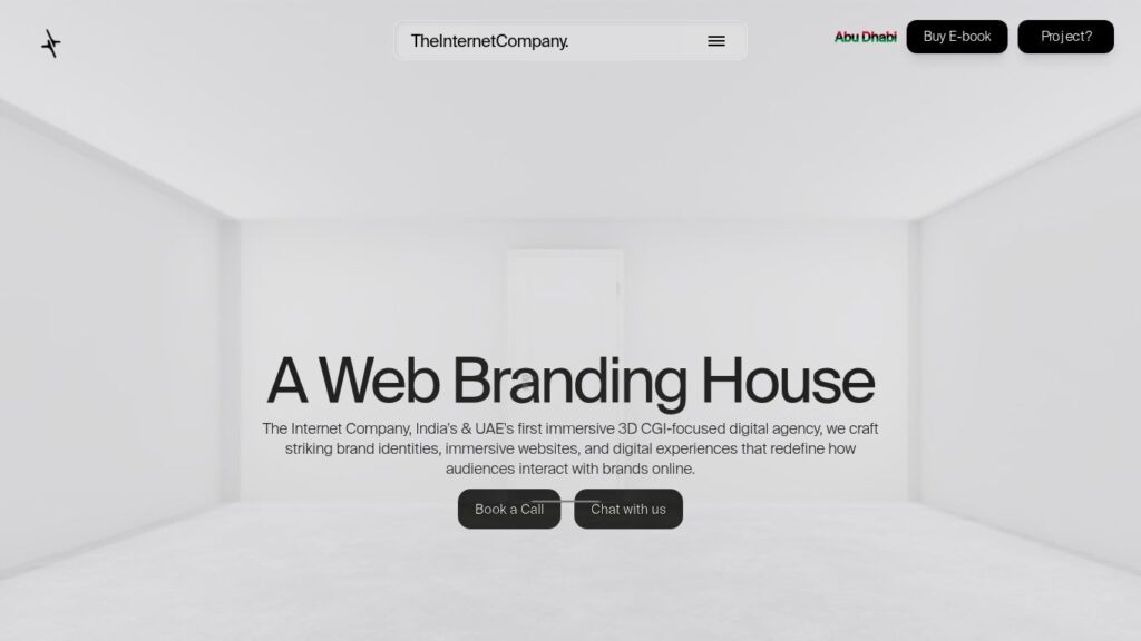 The Internet Company website project screenshot
